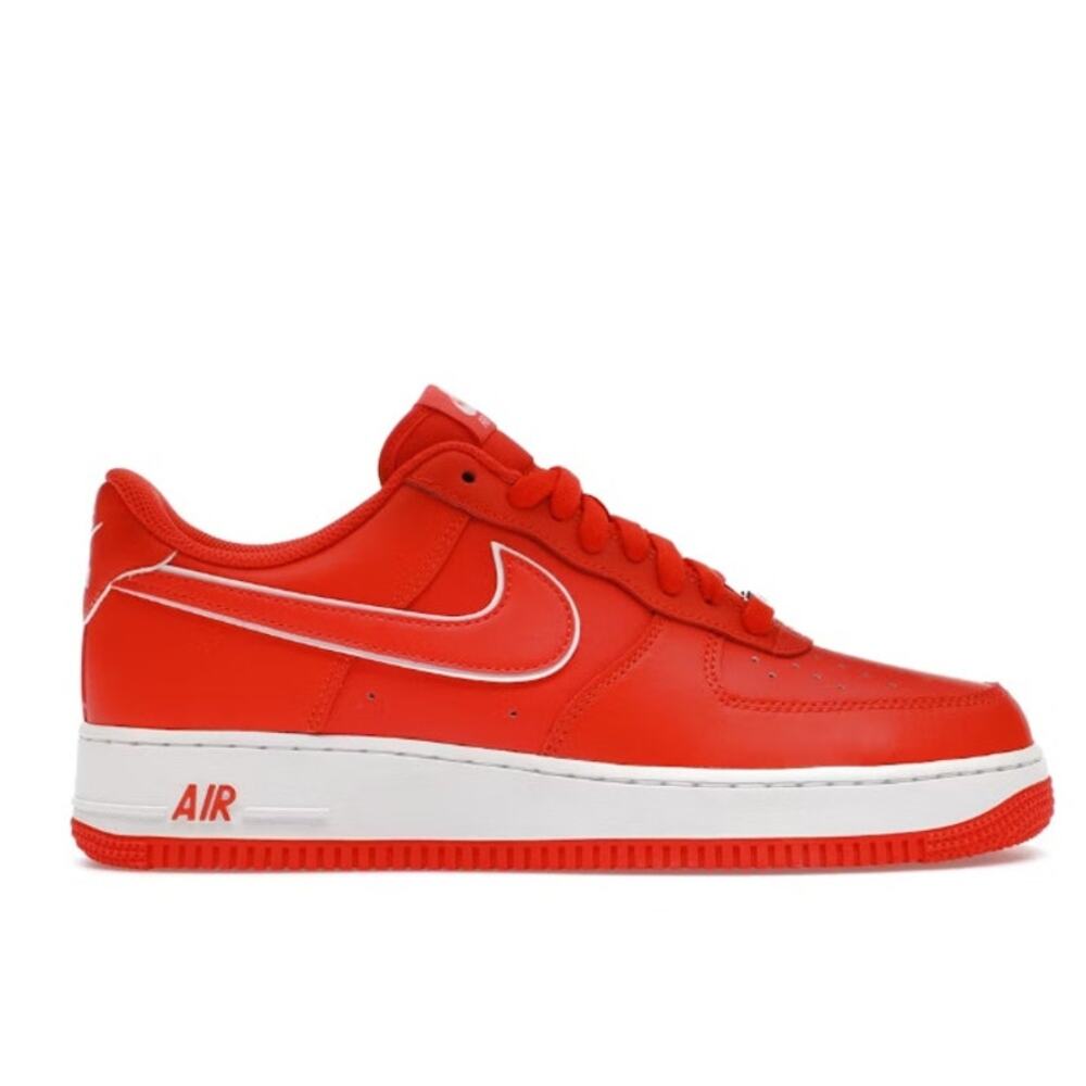 NEW Nike Air Force 1 Low 07 Picante Red White - Men 9 /Women 10.5 - New in Box
